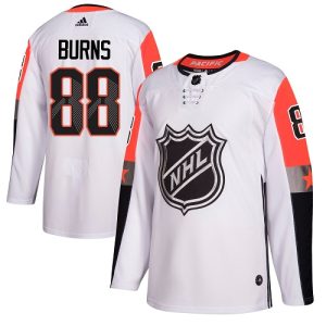 San Jose Sharks Trikot #88 Brent Burns Authentic Weiß 2018 All-Star Pacific Division